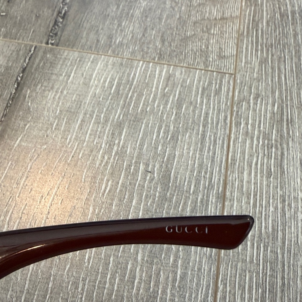 Gucci Dark Brown Sunglasses with Black Case - Picture 9 of 9